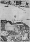 Globe Theatre - second Globe Theatre - Hollar's View of London - 1647.png