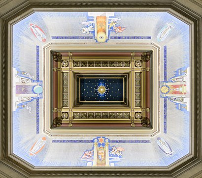 Grand temple ceiling