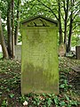 Graves in the churchyard around the Church of John the Baptist in Erith.