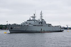 HMS Visborg i Stockholm i juni 2010.
