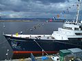 Bow of HMY Britannia