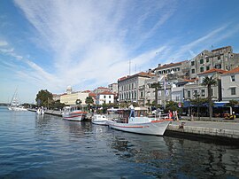 Šibenik limani ve eski şehir