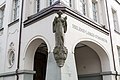 Deutsch: Detailaufnahme des Helene-Lange-Gymnasiums in Hamburg-Harvestehude. This is a photograph of an architectural monument. It is on the list of cultural monuments of Hamburg, no. 29247.
