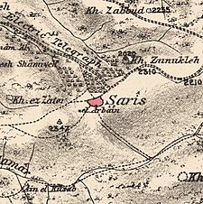 Серия исторических карт района Сарис, Иерусалим (1870-е гг.) .Jpg
