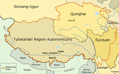 Mapa Tybetu