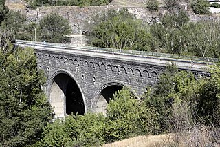 Hrazdan Gorge Aqueduct cultural heritage monument of Armenia
