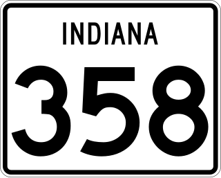 <span class="mw-page-title-main">Indiana State Road 358</span> State highway in Indiana, United States