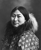 Inupiat woman, Alaska, circa 1907 Inuit Woman 1907 Crisco edit 2.jpg