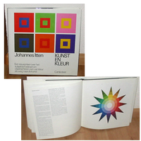 Johannes Ittens berømte bok Kunst der Farbe fra 1961 i en nederlandsk oversettelse.