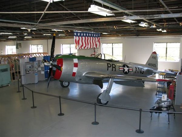 Muñiz's PRANG P-47 on display at the Peterson Air & Space Museum, Colorado