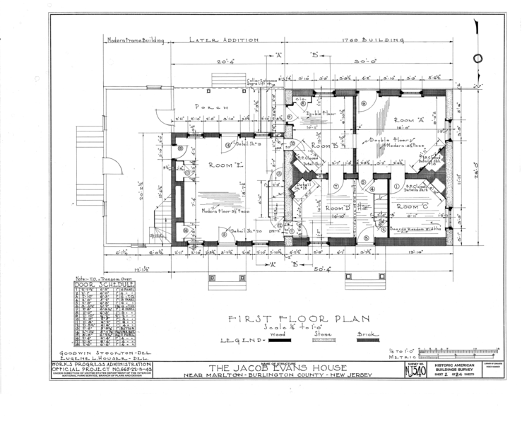 File:Jacob Evans House, Marlton-Medford Road, Marlton, Burlington County, NJ HABS NJ,3-MART.V,5- (sheet 2 of 24).png