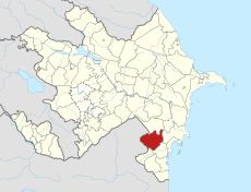 Jalilabad District in Azerbaijan 2021.svg