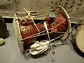 20th century Janggu drum on display in the National Folk Museum of Korea in Jongno District.