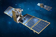 Two Small Satellites with Solar Arrays