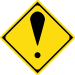 Japanese Road sign (Other dangers).svg