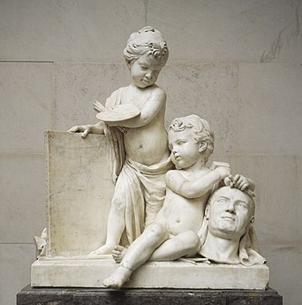 Аллегория живописи и скульптуры. Национальная галерея искусств, Вашингтон, округ Колумбия.