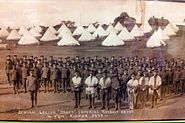 Original photography - Jewish Legion, Fort Edward (Nova Scotia) (Yom Kippur, 1918) - Inset (Whole Image here)