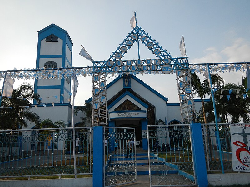 File:Jf0180Lubao Lauc Pau Lourdes Church Pampangafvf 10.JPG