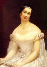 Portrait of Julia Gardiner Tyler.