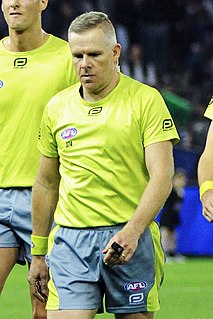 Justin Schmitt Australian rules football field umpire