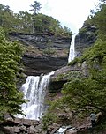 Kaaterskill Falls, as seen from the bottom.