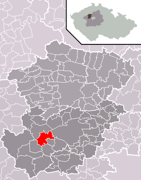 Localisation de Kamenné Žehrovice