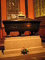 Grave of Catherine Månsdotter, the Queen of Sweden, at the Turku Cathedral in Turku, Finland.