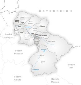 Conters im Prättigau - Localizazion