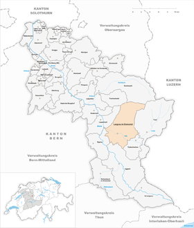 Langnau im Emmental elhelyezkedése