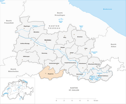 Wuppenau - Carte