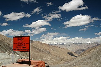 Kardong La - Vedere spre Karakoram