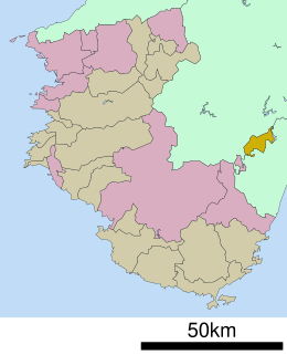 北山村位置図