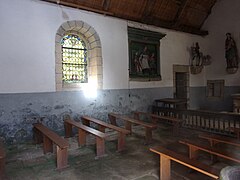 Vue générale de l'intérieur de la chapelle.