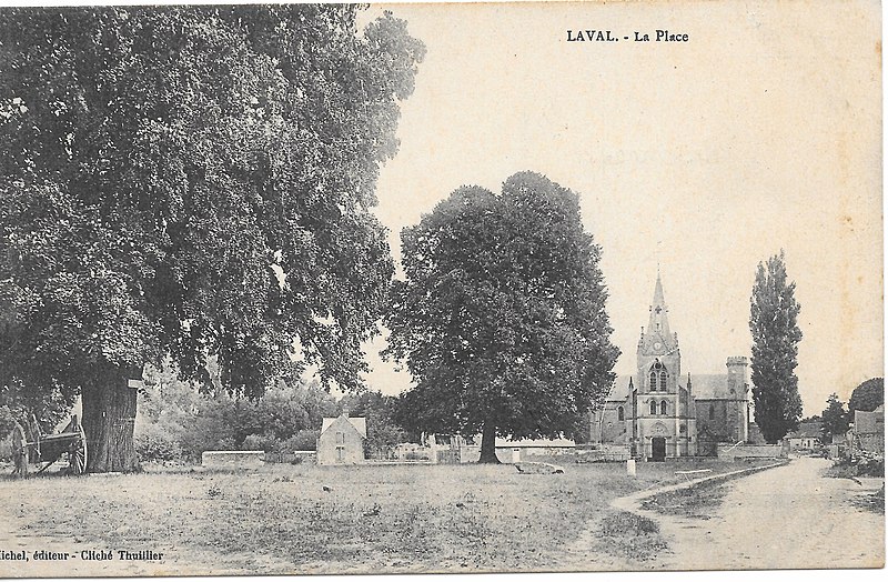 File:Laval-en-Laonnois Carte postale 1909.jpg