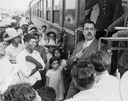 Revolutionary general and President Lázaro Cárdenas, pictured after nationalizing the railway system 1937