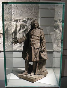 Le Marquis de Tourny, intendant général de Guyenne à Bordeaux (1820), terre cuite, Bordeaux, musée d'Aquitaine.