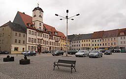 Leisnig, market place