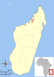 Lepilemur grewcockorum range map.svg