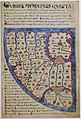 Eine Europakarte im Liber Floridus: Gent, Universiteitsbibliotheek, Ms. 92, fol. 241r (Zeitraum 1112/1115)