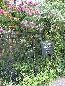 Bowery Houston Community Farm and Garden, renamed the Liz Christy Garden in 1985, in 2012 Liz christy garden 0001.jpg