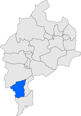 Localització de Peramola respecte de l'Alt Urgell.svg