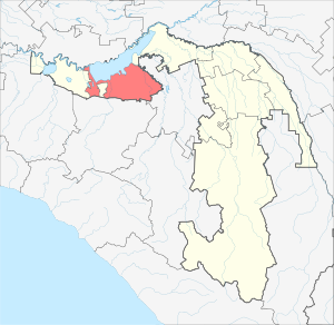 Теучежский район на карте