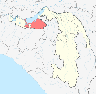 Teuchezhsky District Location Teuchezhsky District Adygea.svg