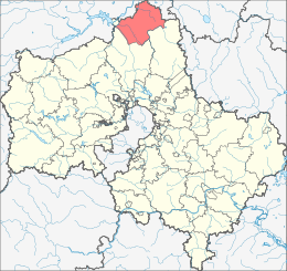 Taldomskij rajon – Mappa