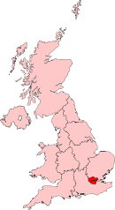 Situación del Gran Londres en el Reino Unido