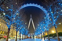 London Eye, à Londres.