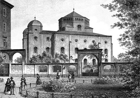 Louis Thümling nach Hermann Krone Alte Synagoge in Dresden (1850 70) SW