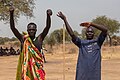 Lucha entre clanes de la tribu Mundari, Terekeka, Sudán del Sur, 2024-01-29, DD 152