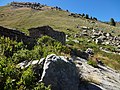 Cabane de la Séléta, 2250 m d'altitude, dans le vallon de Laverq, commune de Méolans-Revel, Alpes-de-Haute-Provence