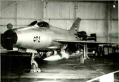 מיג-21 כפי שצולם בהאנגר חיל האויר בבסיס בו הונחת
